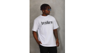 Erkek Baskılı T-Shirt Kısa Kol Bisiklet Yaka Regular Fit Rahat Kalıp Günlük Tişört - Beyaz