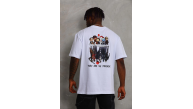 Erkek Baskılı T-Shirt Kısa Kol Bisiklet Yaka Regular Fit Rahat Kalıp Günlük Tişört - Beyaz Erkek Baskılı T-Shirt Kısa Kol Bisiklet Yaka Regular Fit Rahat Kalıp Günlük Tişört - Beyaz