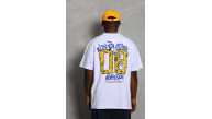 Erkek Baskılı Tişört Kısa Kol Bisiklet Yaka Oversize T-Shirt - Beyaz Erkek Baskılı Tişört Kısa Kol Bisiklet Yaka Oversize T-Shirt - Beyaz