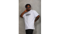 Erkek Baskılı T-Shirt Kısa Kol Bisiklet Yaka Regular Fit Rahat Kalıp Günlük Tişört - Beyaz