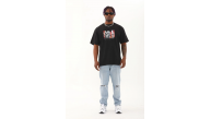 Erkek Baskılı T-Shirt Kısa Kol Bisiklet Yaka Regular Fit Rahat Kalıp Günlük Tişört - Siyah Erkek Baskılı T-Shirt Kısa Kol Bisiklet Yaka Regular Fit Rahat Kalıp Günlük Tişört - Siyah
