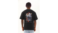Erkek Baskılı T-Shirt Kısa Kol Bisiklet Yaka Regular Fit Rahat Kalıp Günlük Tişört - Siyah Erkek Baskılı T-Shirt Kısa Kol Bisiklet Yaka Regular Fit Rahat Kalıp Günlük Tişört - Siyah