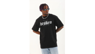Erkek Baskılı T-Shirt Kısa Kol Bisiklet Yaka Regular Fit Rahat Kalıp Günlük Tişört - Siyah Erkek Baskılı T-Shirt Kısa Kol Bisiklet Yaka Regular Fit Rahat Kalıp Günlük Tişört - Siyah