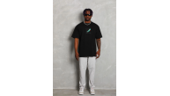 Erkek Baskılı T-Shirt Kısa Kol Bisiklet Yaka Rahat Kalıp Tişört - Siyah Erkek Baskılı T-Shirt Kısa Kol Bisiklet Yaka Rahat Kalıp Tişört - Siyah