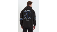 Erkek 3 İplik Pamuklu Kapüşonlu Baskılı Cepli Oversize Sweatshirt Hoodie - Siyah Erkek 3 İplik Pamuklu Kapüşonlu Baskılı Cepli Oversize Sweatshirt Hoodie - Siyah
