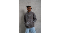 Erkek 3 İplik Pamuklu Kapüşonlu Kanguru Cepli Sweatshirt Hoodie - Gri Erkek 3 İplik Pamuklu Kapüşonlu Kanguru Cepli Sweatshirt Hoodie - Gri