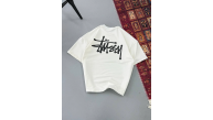 Erkek Kısa Kol Yazlık Tişört Bisiklet Yaka Baskılı Oversize T-Shirt - Beyaz Erkek Kısa Kol Yazlık Tişört Bisiklet Yaka Baskılı Oversize T-Shirt - Beyaz