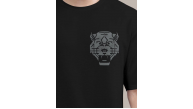 Erkek Kısa Kol Yazlık Tişört Bisiklet Yaka ASLAN Baskılı T-Shirt - Siyah Erkek Kısa Kol Yazlık Tişört Bisiklet Yaka ASLAN Baskılı T-Shirt - Siyah