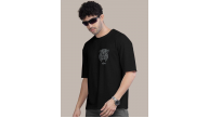Erkek Kısa Kol Yazlık Tişört Bisiklet Yaka ASLAN Baskılı T-Shirt - Siyah Erkek Kısa Kol Yazlık Tişört Bisiklet Yaka ASLAN Baskılı T-Shirt - Siyah