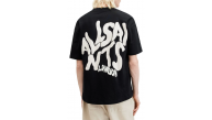 Erkek Tişört Baskılı Oversize Kısa kol T-shirt - Siyah Erkek Tişört Baskılı Oversize Kısa kol T-shirt - Siyah