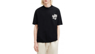 Erkek Tişört Baskılı Oversize Kısa kol T-shirt - Siyah Erkek Tişört Baskılı Oversize Kısa kol T-shirt - Siyah