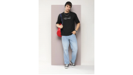 Erkek Baskılı T-Shirt Kısa Kol Bisiklet Yaka Regular Fit Rahat Kalıp Tişört - Siyah Erkek Baskılı T-Shirt Kısa Kol Bisiklet Yaka Regular Fit Rahat Kalıp Tişört - Siyah