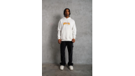 Erkek Baskılı Kapüşonlu 3 iplik pamuklu hoodie Sweatshirt - Beyaz Erkek Baskılı Kapüşonlu 3 iplik pamuklu hoodie Sweatshirt - Beyaz