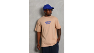 Erkek Baskılı Tişört Kısa Kol Bisiklet Yaka Oversize T-Shirt - Bej Erkek Baskılı Tişört Kısa Kol Bisiklet Yaka Oversize T-Shirt - Bej
