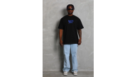 Erkek Baskılı Tişört Kısa Kol Bisiklet Yaka Oversize T-Shirt - - Siyah Erkek Baskılı Tişört Kısa Kol Bisiklet Yaka Oversize T-Shirt - - Siyah
