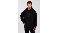 Erkek 3 İplik Pamuklu Kapüşonlu Baskılı Cepli Oversize Sweatshirt Hoodie - Siyah Erkek 3 İplik Pamuklu Kapüşonlu Baskılı Cepli Oversize Sweatshirt Hoodie - Siyah