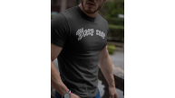 Erkek Tişort Bisiklet Yaka Baskılı kısa kol T-Shirt - Siyah Erkek Tişort Bisiklet Yaka Baskılı kısa kol T-Shirt - Siyah