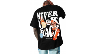Erkek Baskılı T-Shirt Kısa Kol Bisiklet Yaka Regular Fit Rahat Kalıp Tişört - Siyah Erkek Baskılı T-Shirt Kısa Kol Bisiklet Yaka Regular Fit Rahat Kalıp Tişört - Siyah