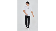 Erkek Baskılı T-Shirt Kısa Kol Bisiklet Yaka Regular Fit Rahat Kalıp Günlük Tişört - Beyaz Erkek Baskılı T-Shirt Kısa Kol Bisiklet Yaka Regular Fit Rahat Kalıp Günlük Tişört - Beyaz