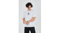 Erkek Baskılı T-Shirt Kısa Kol Bisiklet Yaka Regular Fit Rahat Kalıp Günlük Tişört - Beyaz Erkek Baskılı T-Shirt Kısa Kol Bisiklet Yaka Regular Fit Rahat Kalıp Günlük Tişört - Beyaz