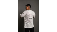 Erkek Kısa Kol Yazlık Tişört Bisiklet Yaka Baskılı Oversize T-Shirt - Beyaz Erkek Kısa Kol Yazlık Tişört Bisiklet Yaka Baskılı Oversize T-Shirt - Beyaz