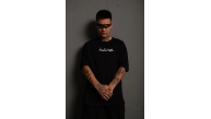 Erkek Kısa Kol Yazlık Tişört Bisiklet Yaka Baskılı Oversize T-Shirt - Siyah Erkek Kısa Kol Yazlık Tişört Bisiklet Yaka Baskılı Oversize T-Shirt - Siyah