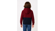 Erkek Çocuk Kapüşonlu Kanguru Cepli Parçalı SweatShirt - Renkli Erkek Çocuk Kapüşonlu Kanguru Cepli Parçalı SweatShirt - Renkli