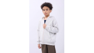 Erkek Çocuk Kapüşonlu Kanguru Cepli Tam Fermuarlı Hırka SweatShirt - Gri Erkek Çocuk Kapüşonlu Kanguru Cepli Tam Fermuarlı Hırka SweatShirt - Gri