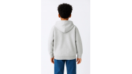 Erkek Çocuk Kapüşonlu Kanguru Cepli Tam Fermuarlı Hırka SweatShirt - Gri Erkek Çocuk Kapüşonlu Kanguru Cepli Tam Fermuarlı Hırka SweatShirt - Gri