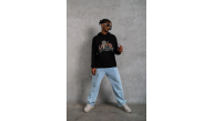 Erkek Kapüşonlu Kanguru Cepli Sweatshirt 3 İplik Pamuklu Baskılı Hoodie - Siyah Erkek Kapüşonlu Kanguru Cepli Sweatshirt 3 İplik Pamuklu Baskılı Hoodie - Siyah
