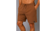 Erkek Dokuma Kumaş Cepli Bağcıklı Regular Fit Yazlık Şort - Kahverengi Erkek Dokuma Kumaş Cepli Bağcıklı Regular Fit Yazlık Şort - Kahverengi
