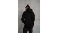 Erkek 3 İplik Pamuklu Kapüşonlu Kanguru Cepli Sweatshirt Hoodie - Siyah Erkek 3 İplik Pamuklu Kapüşonlu Kanguru Cepli Sweatshirt Hoodie - Siyah