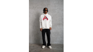 Erkek Kapüşonlu Cepli Boks Eldiven Baskılı 3 İplik Sweatshirt Hoodie - Beyaz Erkek Kapüşonlu Cepli Boks Eldiven Baskılı 3 İplik Sweatshirt Hoodie - Beyaz