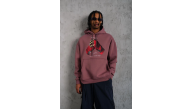 Erkek Kapüşonlu Cepli Box Eldiven Baskılı 3 İplik Sweatshirt Hoodie - Gül Kurusu Erkek Kapüşonlu Cepli Box Eldiven Baskılı 3 İplik Sweatshirt Hoodie - Gül Kurusu