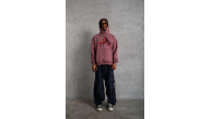 Erkek Kapüşonlu Cepli Box Eldiven Baskılı 3 İplik Sweatshirt Hoodie - Gül Kurusu Erkek Kapüşonlu Cepli Box Eldiven Baskılı 3 İplik Sweatshirt Hoodie - Gül Kurusu