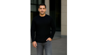 Erkek Fitilli Triko Kazak 2’li Set Siyah Beyaz Kalın Dokuma Pamuklu Regular Fit Bisiklet Erkek Fitilli Triko Kazak 2’li Set Siyah Beyaz Kalın Dokuma Pamuklu Regular Fit Bisiklet