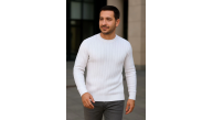 Erkek Fitilli Triko Bisiklet Yaka Kalın Kazak 4'lü Set Beyaz-Bebek Mavisi-Gri-Siyah Erkek Fitilli Triko Bisiklet Yaka Kalın Kazak 4'lü Set Beyaz-Bebek Mavisi-Gri-Siyah