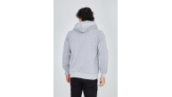 Erkek 3 İplik Pamuklu Fermuarlı Kapüşonlu Kanguru Cepli Baskılı Hoodie Hırka Sweatshirt -Gri Erkek 3 İplik Pamuklu Fermuarlı Kapüşonlu Kanguru Cepli Baskılı Hoodie Hırka Sweatshirt -Gri