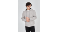 Erkek 3 İplik Pamuklu Fermuarlı Kapüşonlu Kanguru Cepli Hoodie Hırka Sweatshirt - Boyalı Gri Erkek 3 İplik Pamuklu Fermuarlı Kapüşonlu Kanguru Cepli Hoodie Hırka Sweatshirt - Boyalı Gri