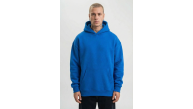 Erkek Baskılı Kapüşonlu Cepli Hoodie 3 İplik Pamuklu Sweatshirt - Saks Mavisi Erkek Baskılı Kapüşonlu Cepli Hoodie 3 İplik Pamuklu Sweatshirt - Saks Mavisi