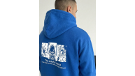 Erkek Baskılı Kapüşonlu Cepli Hoodie 3 İplik Pamuklu Sweatshirt - Saks Mavisi Erkek Baskılı Kapüşonlu Cepli Hoodie 3 İplik Pamuklu Sweatshirt - Saks Mavisi
