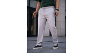 Erkek Keten Cepli Çıma Dikişli jogger Buggy Pantalon Rahat kalıp - Gri Erkek Keten Cepli Çıma Dikişli jogger Buggy Pantalon Rahat kalıp - Gri