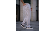 Erkek Keten Cepli Çıma Dikişli jogger Buggy Pantalon Rahat kalıp - Gri Erkek Keten Cepli Çıma Dikişli jogger Buggy Pantalon Rahat kalıp - Gri