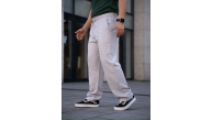Erkek Keten Cepli Çıma Dikişli jogger Buggy Pantalon Rahat kalıp - Gri Erkek Keten Cepli Çıma Dikişli jogger Buggy Pantalon Rahat kalıp - Gri