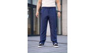Erkek Keten Cepli Çıma Dikişli jogger Buggy Pantalon Rahat kalıp - Lacivert Erkek Keten Cepli Çıma Dikişli jogger Buggy Pantalon Rahat kalıp - Lacivert