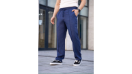 Erkek Keten Cepli Çıma Dikişli jogger Buggy Pantalon Rahat kalıp - Lacivert Erkek Keten Cepli Çıma Dikişli jogger Buggy Pantalon Rahat kalıp - Lacivert