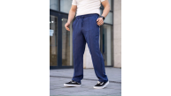 Erkek Keten Cepli Çıma Dikişli jogger Buggy Pantalon Rahat kalıp - Lacivert Erkek Keten Cepli Çıma Dikişli jogger Buggy Pantalon Rahat kalıp - Lacivert