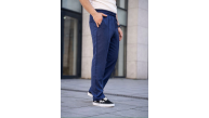 Erkek Keten Cepli Çıma Dikişli jogger Buggy Pantalon Rahat kalıp - Lacivert Erkek Keten Cepli Çıma Dikişli jogger Buggy Pantalon Rahat kalıp - Lacivert