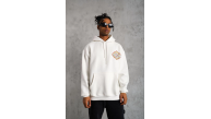 Erkek 3 İplik Pamuklu Kapüşonlu Baskılı Cepli Oversize Sweatshirt Hoodie - Beyaz Erkek 3 İplik Pamuklu Kapüşonlu Baskılı Cepli Oversize Sweatshirt Hoodie - Beyaz