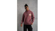 Erkek 3 İplik Pamuklu Kapüşonlu Baskılı Cepli Sweatshirt Hoodie - Gül Kurusu Erkek 3 İplik Pamuklu Kapüşonlu Baskılı Cepli Sweatshirt Hoodie - Gül Kurusu
